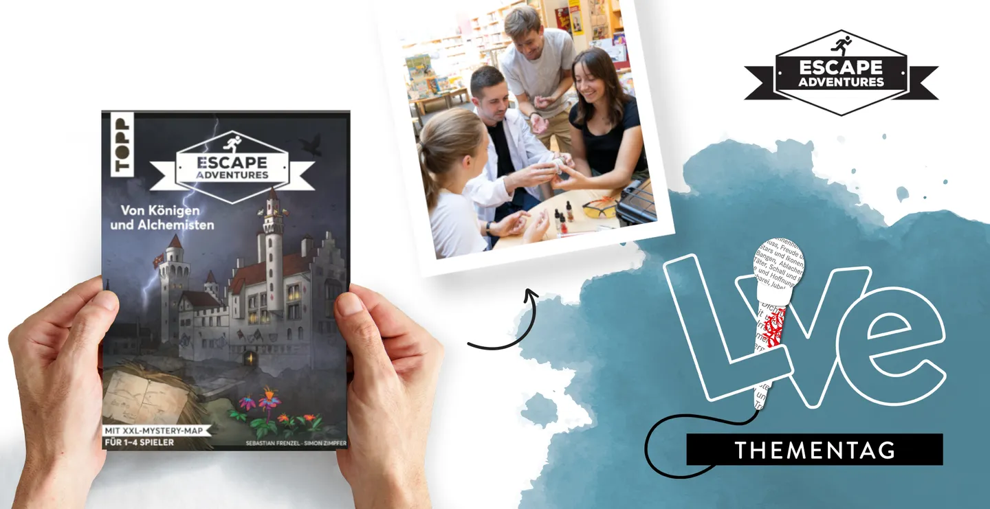Den Escape Room aus dem Koffer bei Hugendubel spielen