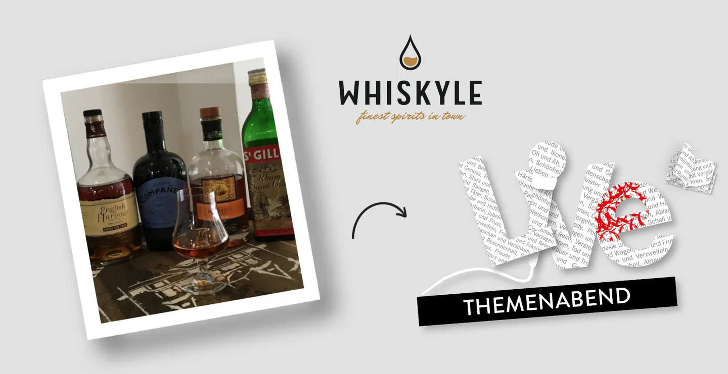 Probieren sie RUM – Rum-Tasting bei Hugendubel in Kiel