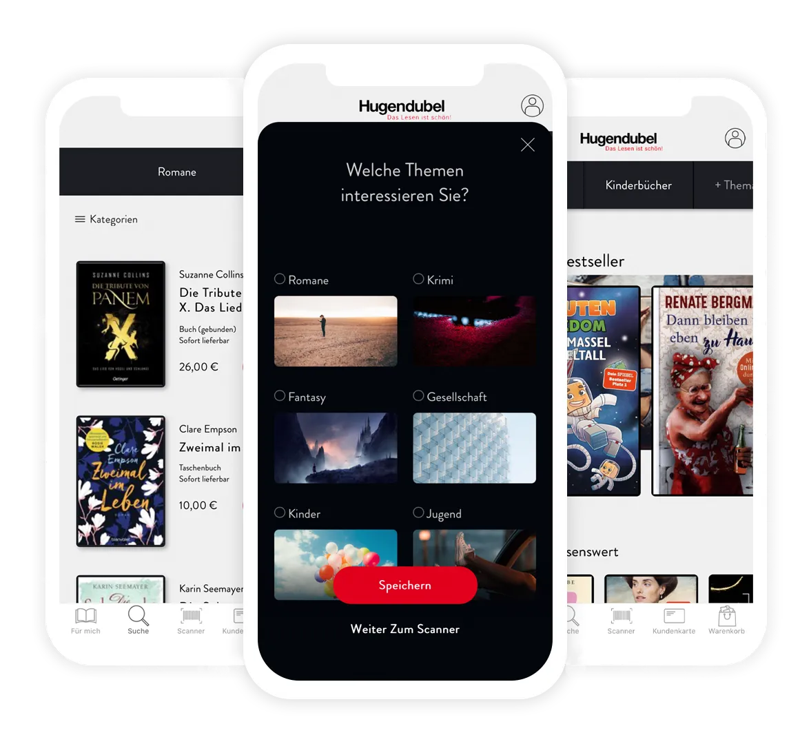 Unsere neue Hugendubel App: die Welt der Bücher auf dem Smartphone